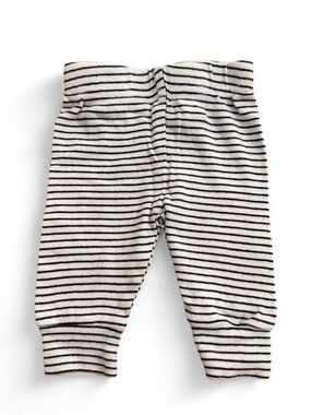 Carter's Black and Cream Striped Leggings